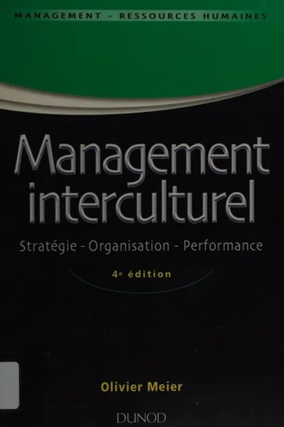 Capa de Management interculturel