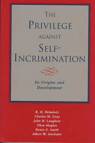 Capa de Privilege Against Self-Incrimination