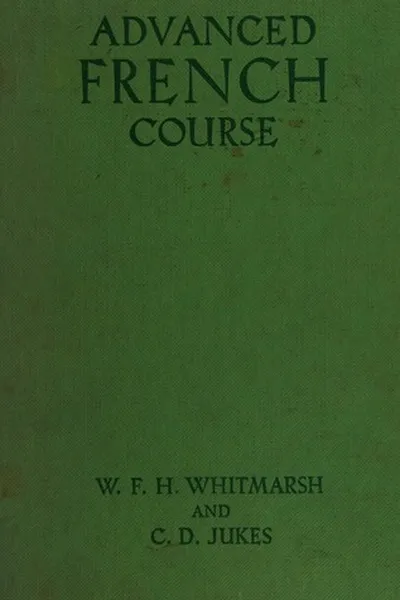 Capa de Advanced French course