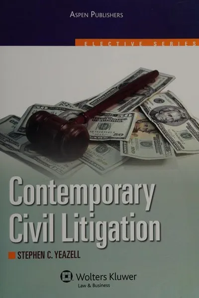 Capa de Contemporary civil litigation