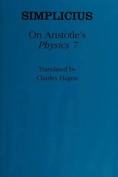 Capa de On Aristotle's Physics 7