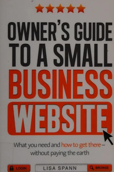 Capa de Owner's guide to a small business website