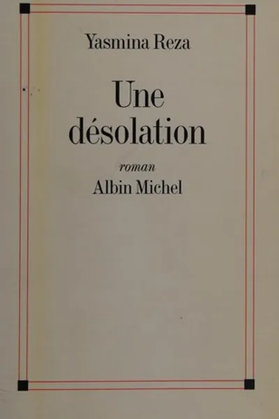 Capa de Une désolation