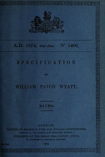 Capa de Specification of William Patch Wyatt