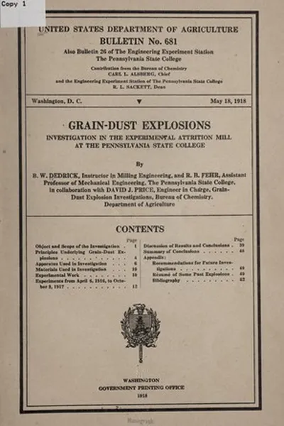 Capa de Grain-dust explosions