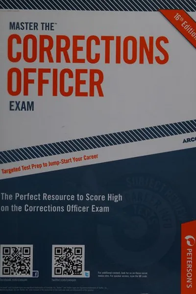Capa de Master the corrections officer exam