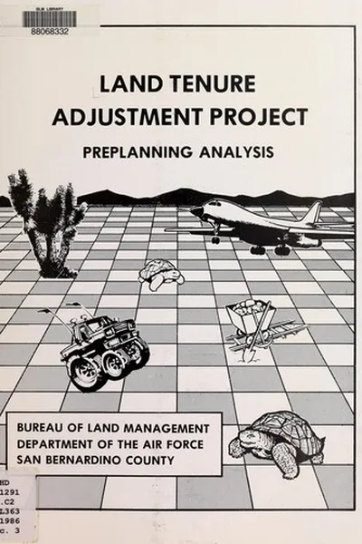 Capa de Land tenure adjustment project