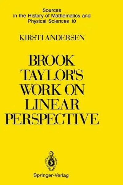 Capa de Brook Taylor's Work on Linear Perspective