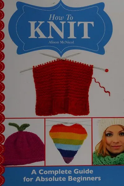 Capa de How to knit