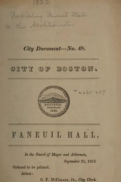 Capa de Faneuil Hall