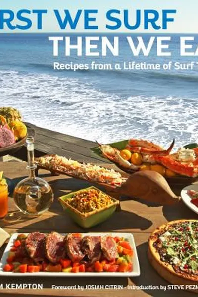 Capa de First we surf, then we eat