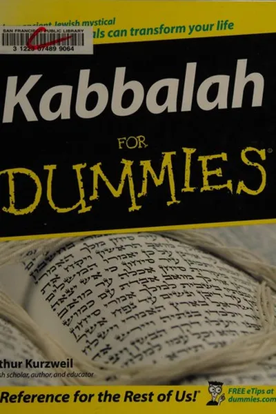 Capa de Kabbalah for dummies