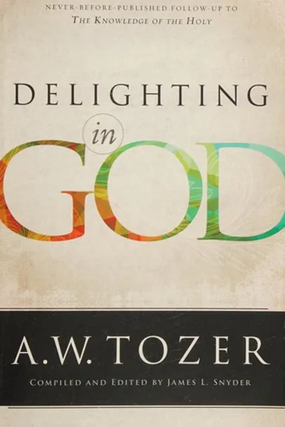 Capa de Delighting in God