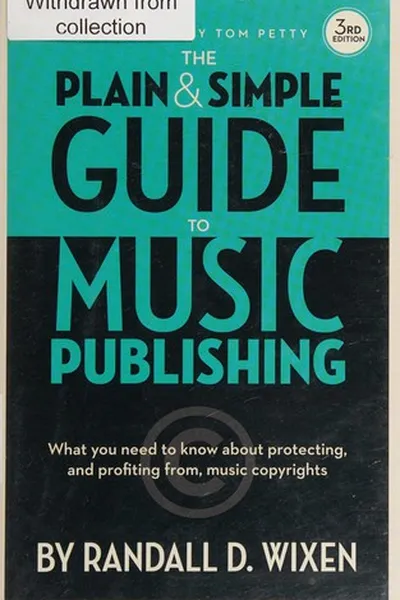 Capa de The plain & simple guide to music publishing