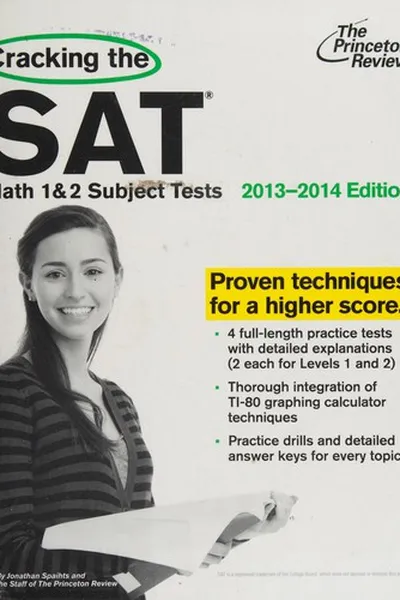 Capa de Cracking the SAT math 1 & 2 subject tests