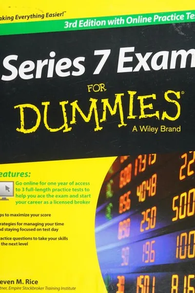Capa de Series 7 exam for dummies