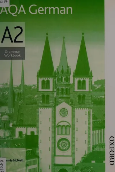 Capa de AQA A2 German grammar workbook