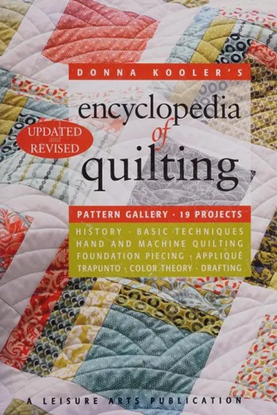 Capa de Donna Kooler's encyclopedia of quilting