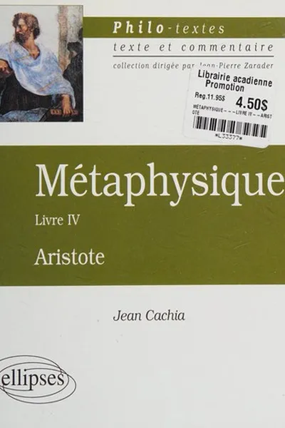 Capa de Métaphysique