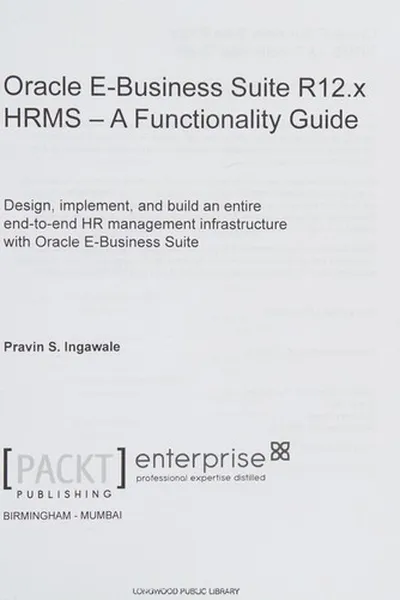Capa de Oracle E-business suite R12.x HRMS