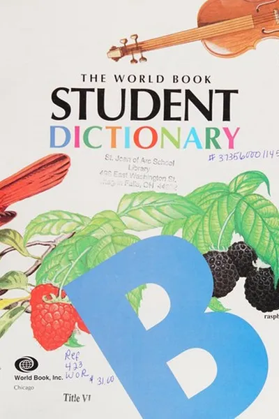 Capa de The World Book student dictionary