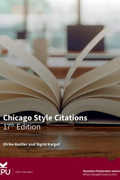 Capa de Chicago Style Citations