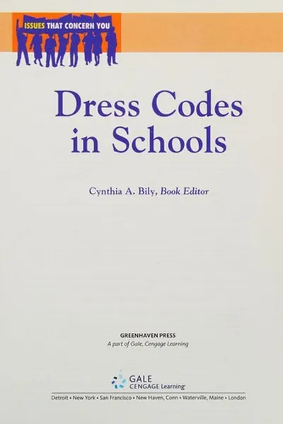 Capa de Dress codes in schools
