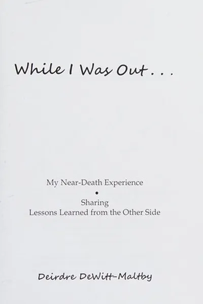 Capa de While I was out ...