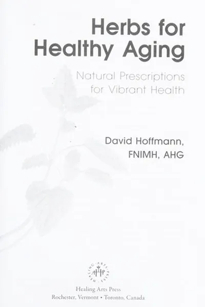 Capa de Herbs for healthy aging