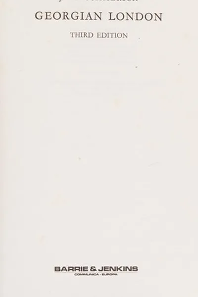 Capa de Georgian London