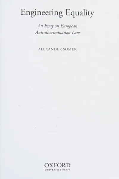 Capa de Engineering equality