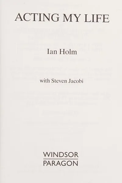 Capa de Acting my life