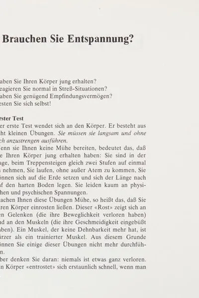 Capa de Die Kunst des Entspannens