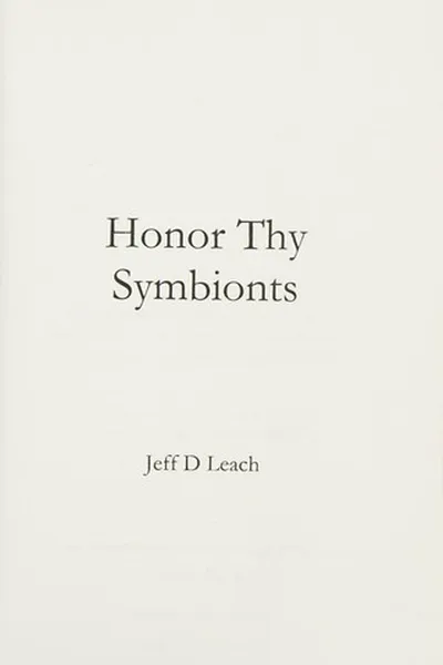 Capa de Honor thy symbionts