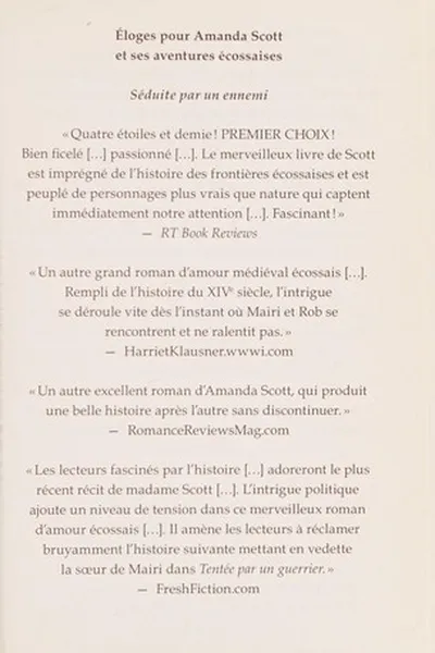 Capa de Tentée par un guerrier