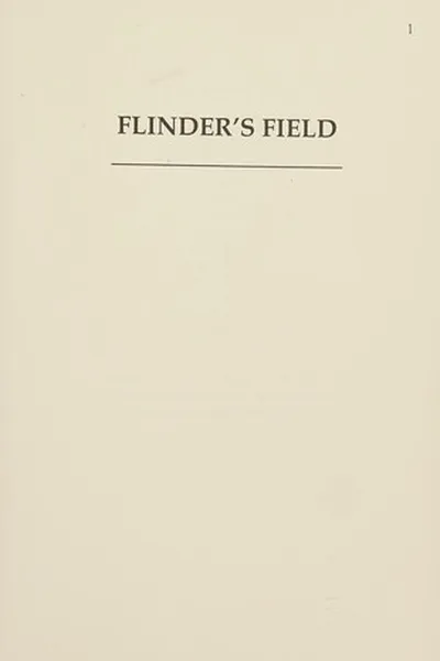 Capa de Flinder's field