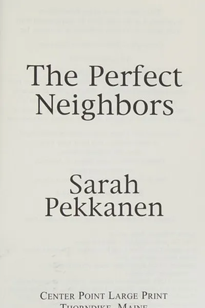 Capa de The perfect neighbors