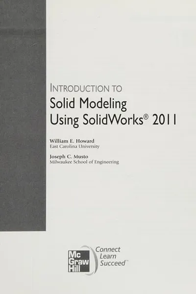 Capa de Introduction to solid modeling using SolidWorks 2011