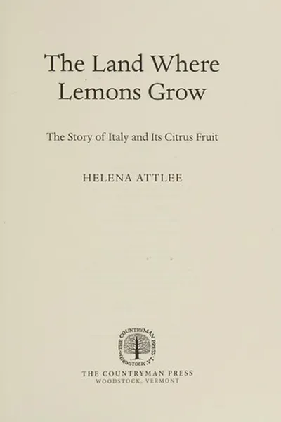 Capa de The land where lemons grow