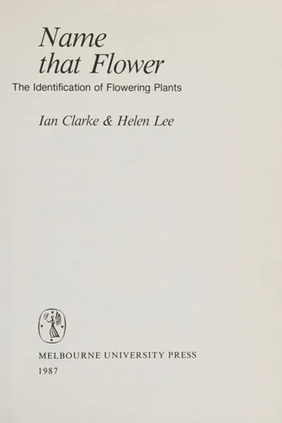 Capa de Name that flower