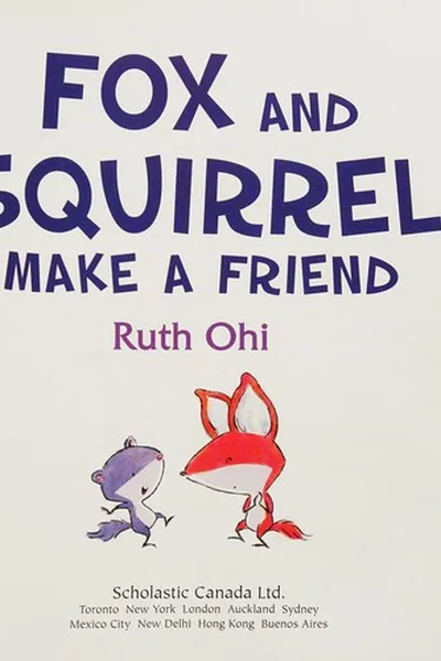 Capa de Fox and Squirrel make a friend