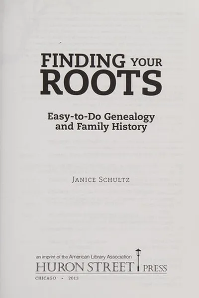 Cover of Finding your roots