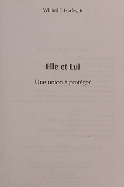 Capa de Elle et lui