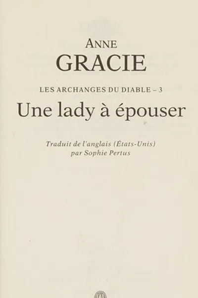 Capa de Une lady à épouser