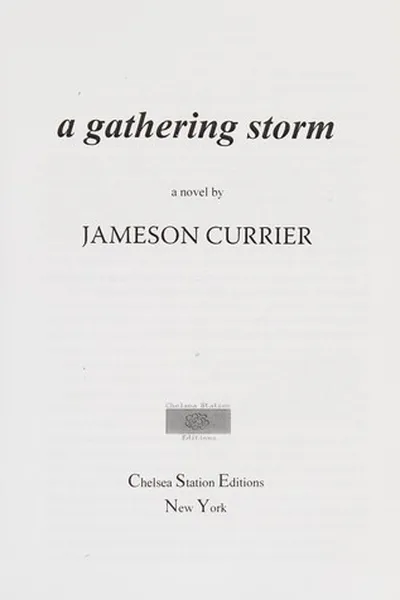 Capa de A gathering storm
