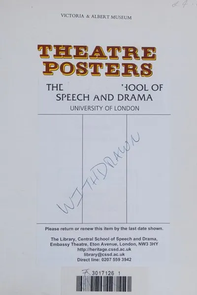 Capa de Theatre posters