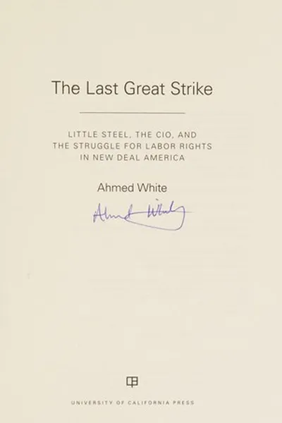 Capa de The last great strike