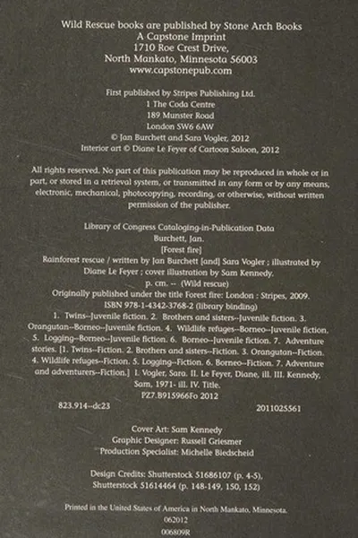 Cover of Rainforest rescue