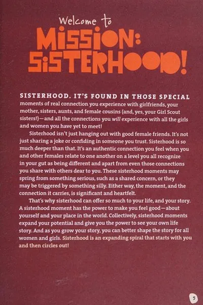 Capa de Mission : sisterhood