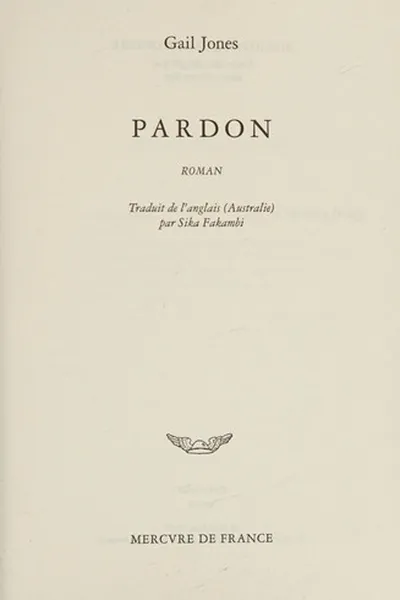 Cover of Pardon